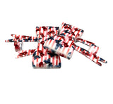 Cherries & Stripes 3D Silicone Bow Focal Bead Straw Topper