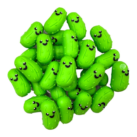 3D Pickle Silicone Focal Beads