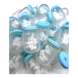 3D Winter Snowflake Jar Silicone Focal Beads