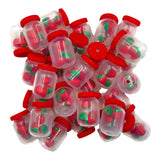 3D Jar of Strawberries Silicone Focal Beads