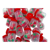 3D Jar of Strawberries Silicone Focal Beads