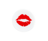 Red Lip Silicone Focal Beads