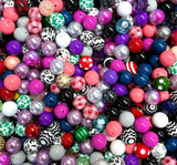 SALE! Mixed Color Chunky Beads, Grab bag of Chunky Beads