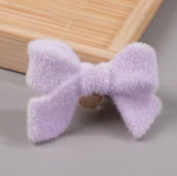 Purple Acrylic Bow Beads