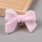 Light Pink Acrylic Bow Beads