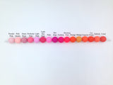 Silicone Wholesale--Mix & Match--12mm Bulk Silicone Beads--50