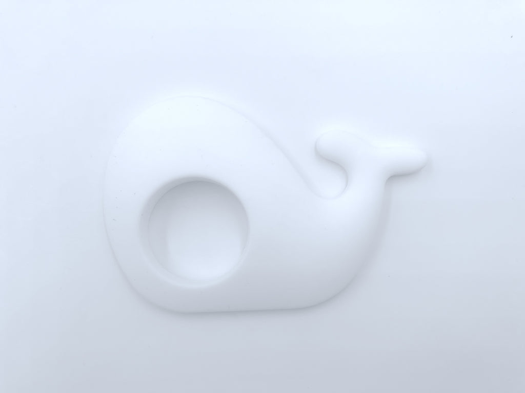 White Whale Silicone Teether