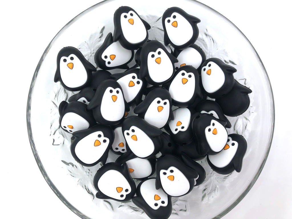 Black Penguin Beads