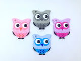 Shades of Gray Owl Silicone Teether