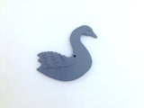 Swan Teether--Gray