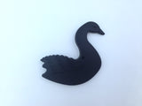 Swan Teether--Black