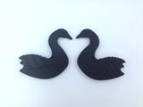 Swan Teether--Black