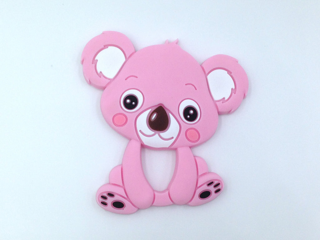 Koala Teether--Light Pink