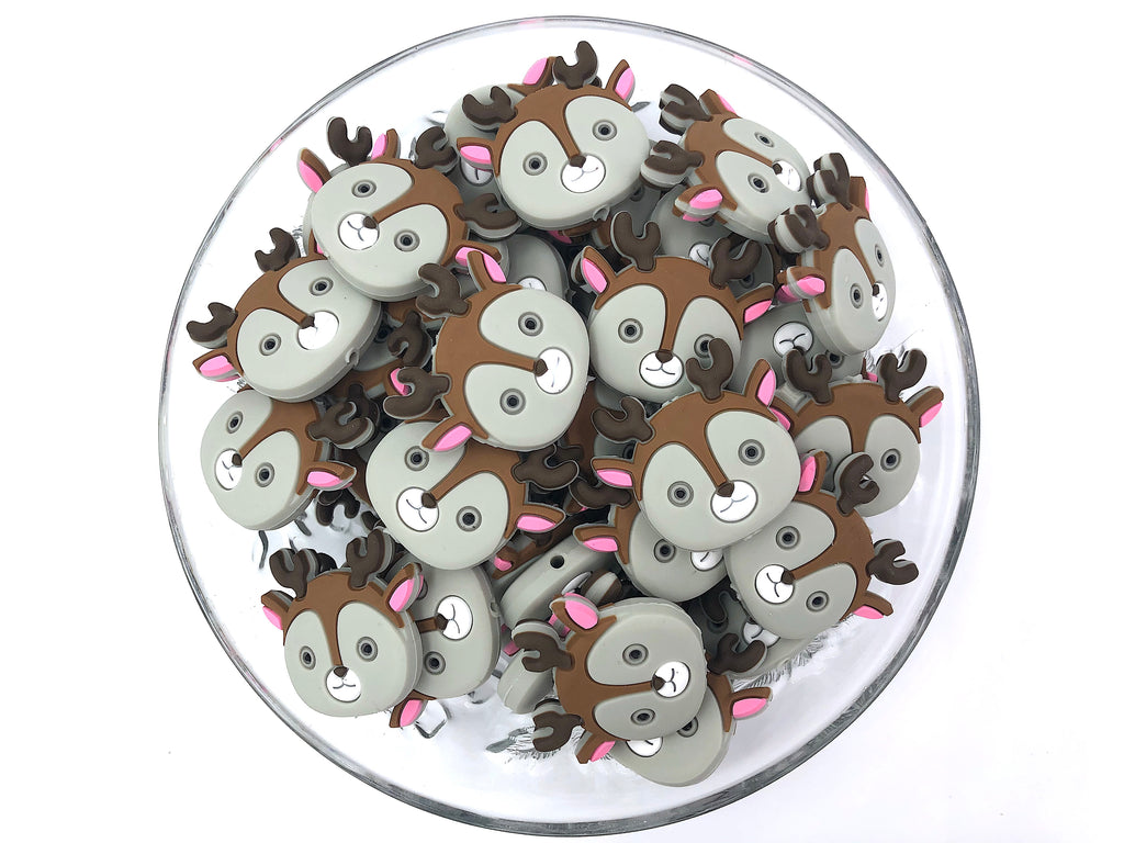 Reindeer Silicone Beads