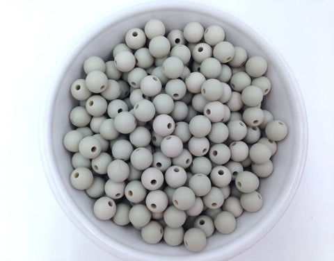 9mm Riverstone Silicone Beads