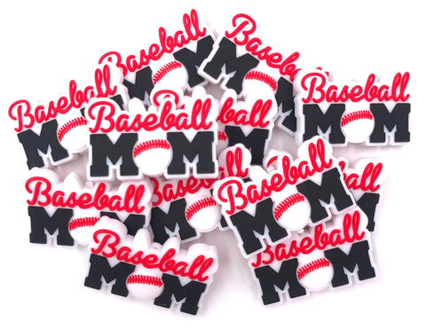 Baseball Mom Silicone Beads