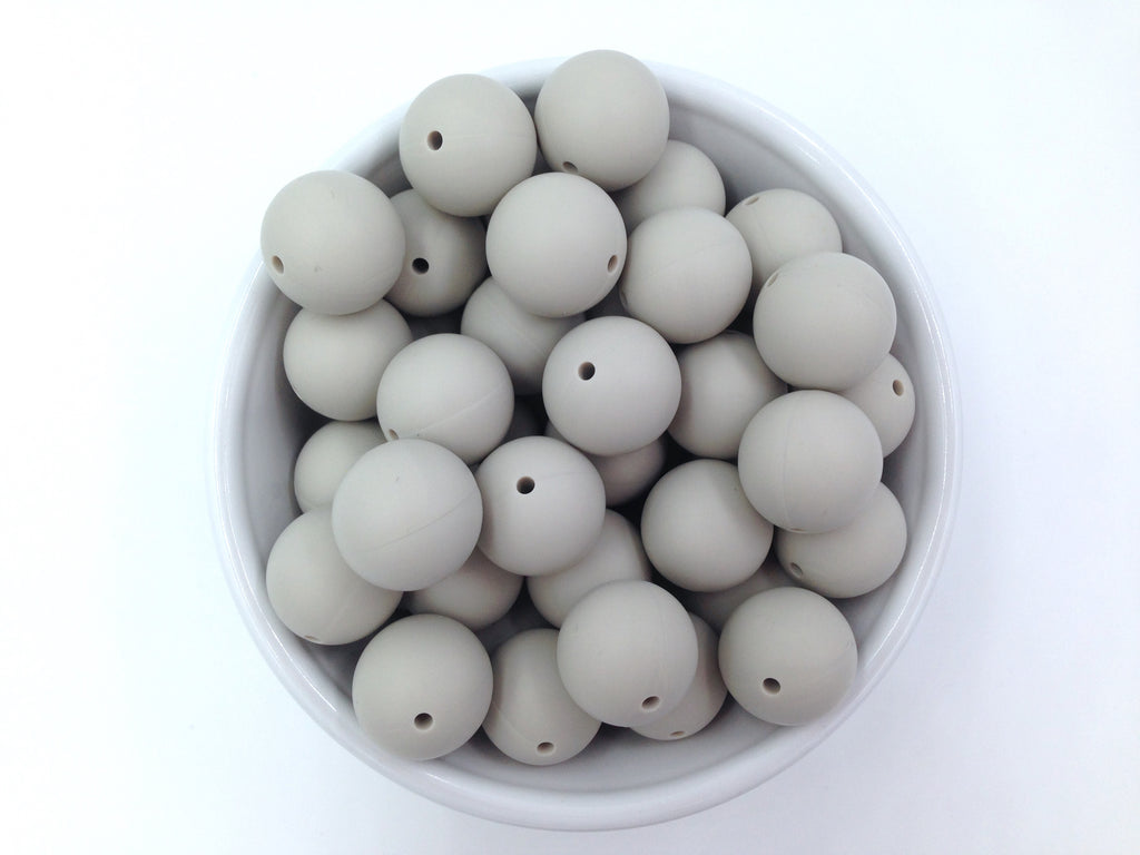 19mm Riverstone Silicone Beads