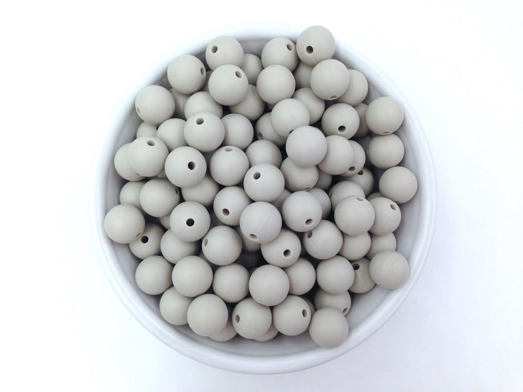 12mm Riverstone Silicone Beads