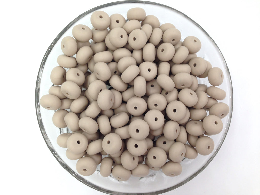 Sandstone Mini Abacus Silicone Beads