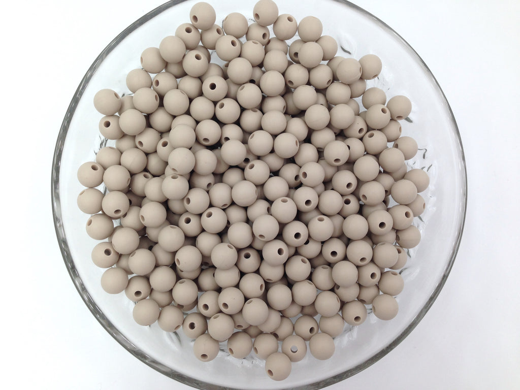 9mm Sandstone Silicone Beads