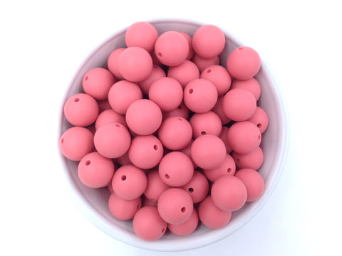 15mm Strawberry Ice Silicone Beads