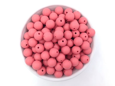 12mm Strawberry Ice Silicone Beads