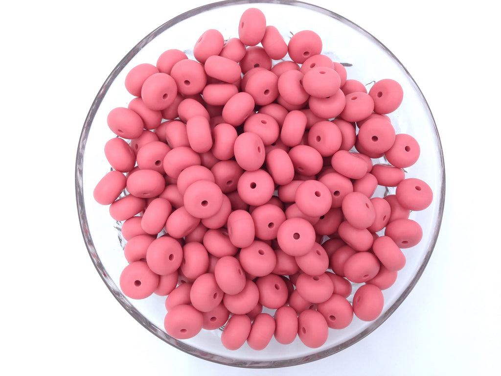 Strawberry Ice Mini Abacus Silicone Beads