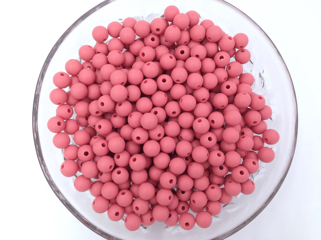 9mm Strawberry Ice Silicone Beads