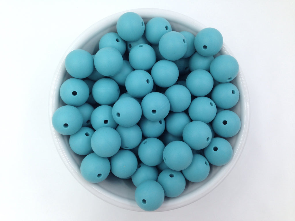 15mm Seaside Silicone Beads