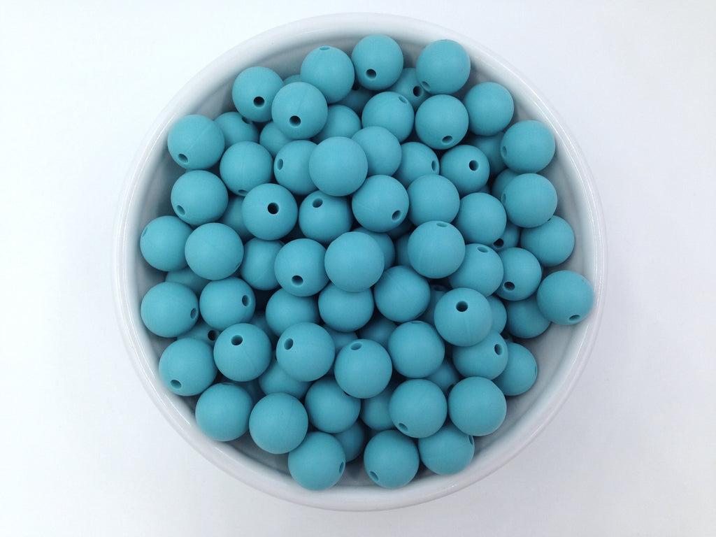 12mm Seaside Silicone Beads