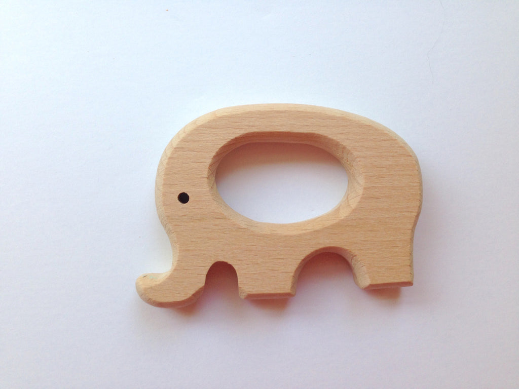 Elephant Natural Wood Teether