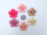 Silicone Wholesale--Mix & Match--Silicone Flower Beads--50