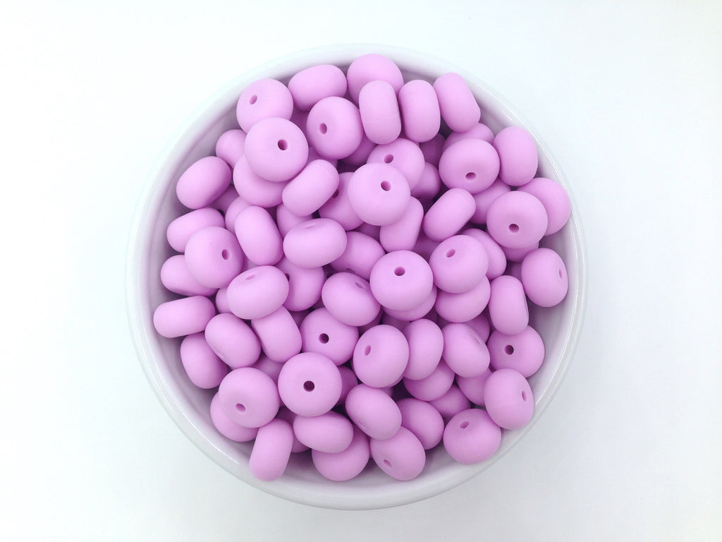 Sweet Lilac Mini Abacus Silicone Beads