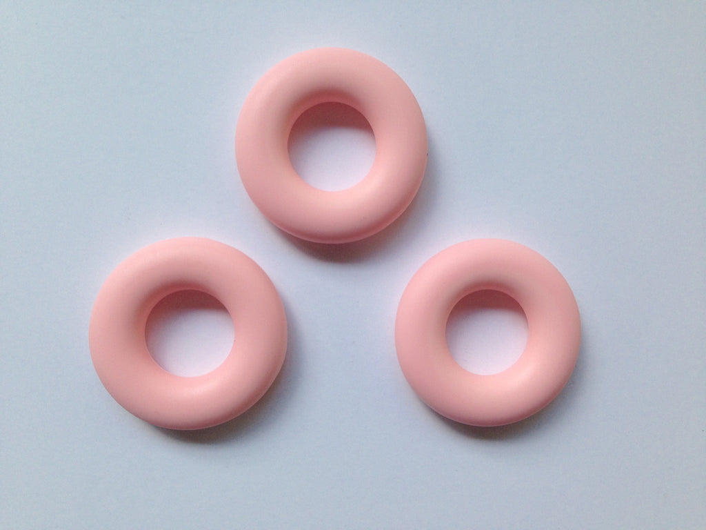 Pink Quartz Silicone Donut