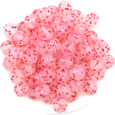 20pcs 12mm Pink Silicone Letter Beads Wholesale - Chieeon