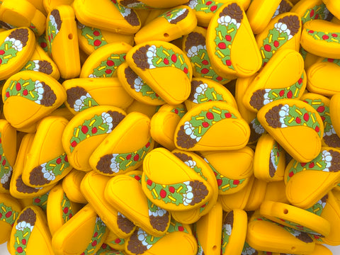 Taco Focal Silicone Beads