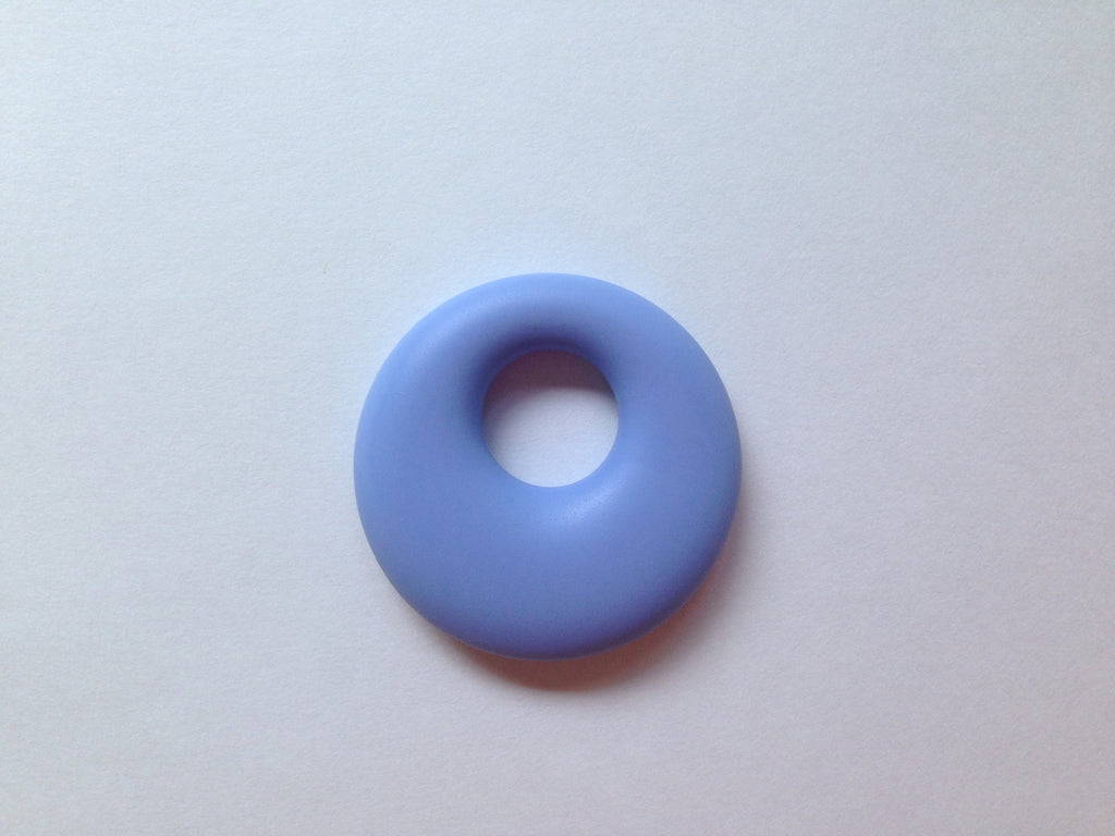 Tranquility Blue Circle Silicone Pendant