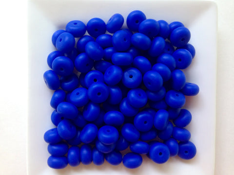 Royal Blue Mini Abacus Silicone Beads