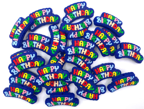 Happy Birthday Silicone Beads