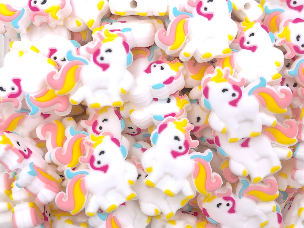 Unicorn Silicone Focal Beads