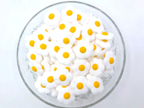 Fried Egg Silicone Beads
