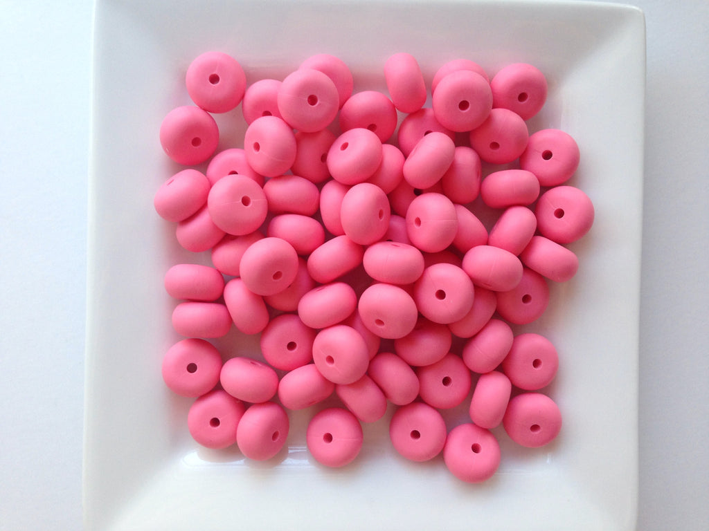 Perfectly Pink Mini Abacus Silicone Beads