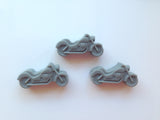 Gray Motorcycle Beads