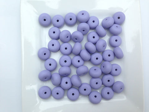 Periwinkle Mini Abacus Silicone Beads