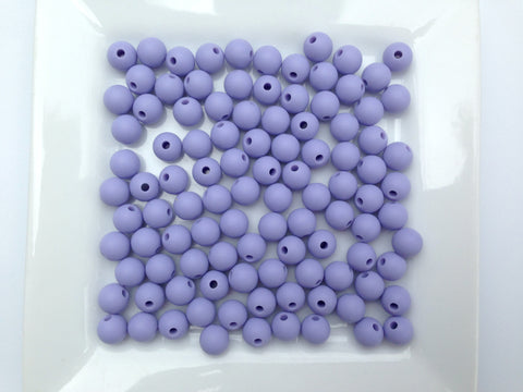 9mm Periwinkle Silicone Beads