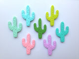 Cactus Teether--Olive Green