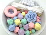 Soft Pastel Silicone Bulk Beads