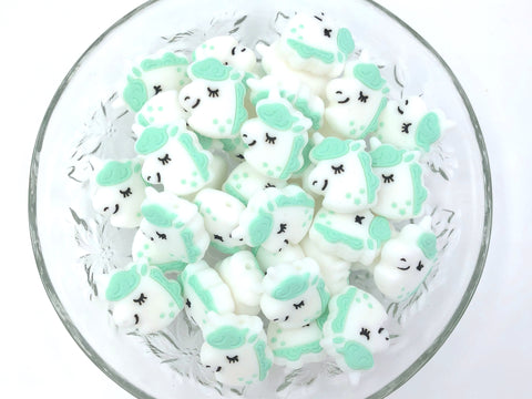 Mint Unicorn Beads