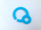 Sky Blue Plastic Ring Link