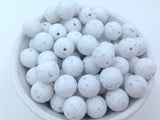 15mm Speckled Silicone Beads